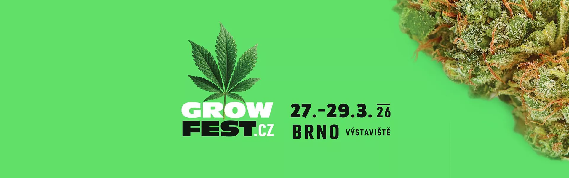 GrowFest 2026: první velká akce po legalizaci je v Brně